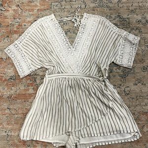 Blue Blush size Medium Romper